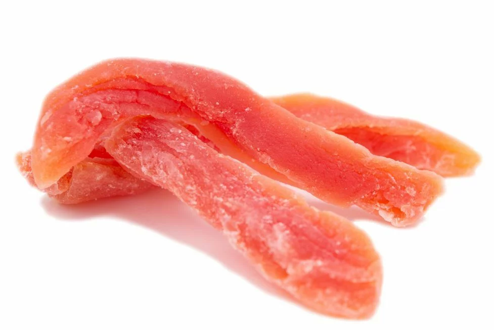 Naturally Dried Papaya Spears NO SULFUR LOW SUGAR - 2LB