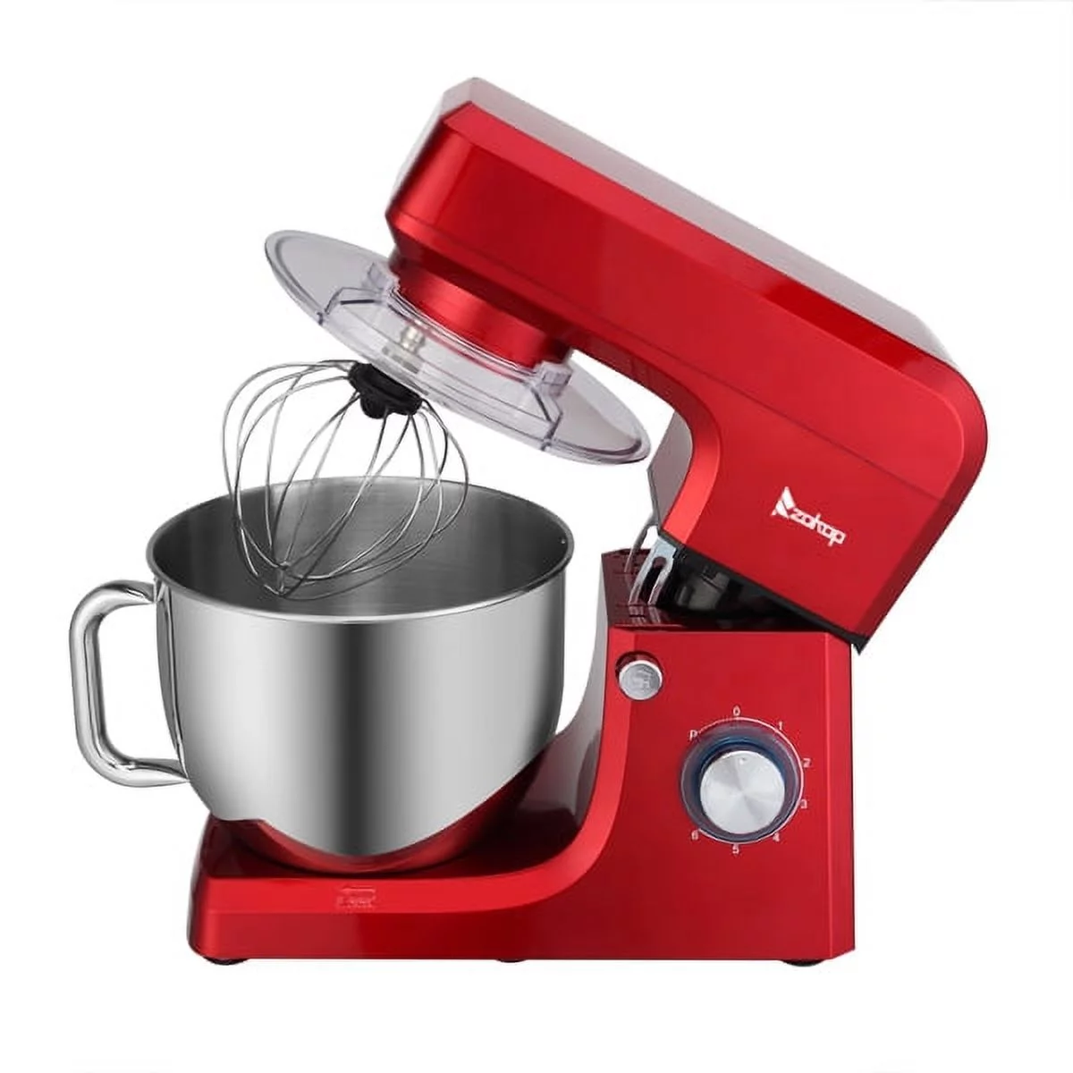 Mother's Day Sales - ZOKOP ZK-1511 Chef Machine 7L 660W Mixing Pot With Handle Red Spray Paint - SY