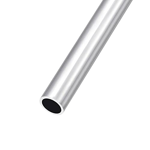 6063 Aluminum Tube (18mm OD x 12mm ID x 300mm L), Aluminum Round Tubing - for Home Furnishing, Machinery, DIY Handicraft