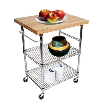 3 Tier Gourmet Cart with 20