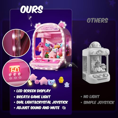 Skirfy Large Claws Machine Toy with LED Light & Adjustable Sound,16