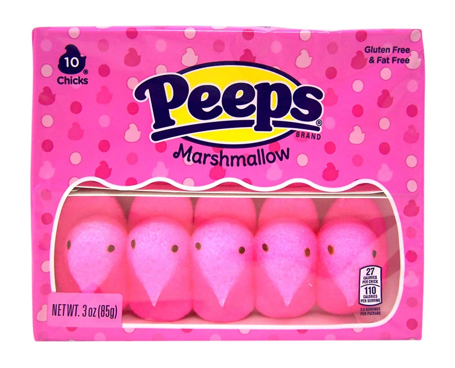 Peeps Marshmallow Variety Pack, Easter Basket Candy, Pack of 5, 1 of Each, 3 Ounces per Pack