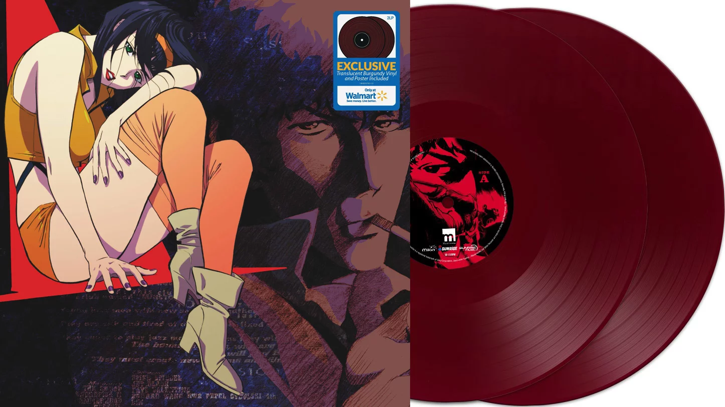 Seatbelts - Cowboy Bebop (Original Series Soundtrack) Walmart Exclusive - Anime Soundtrack - Burgundy Vinyl - 2LP