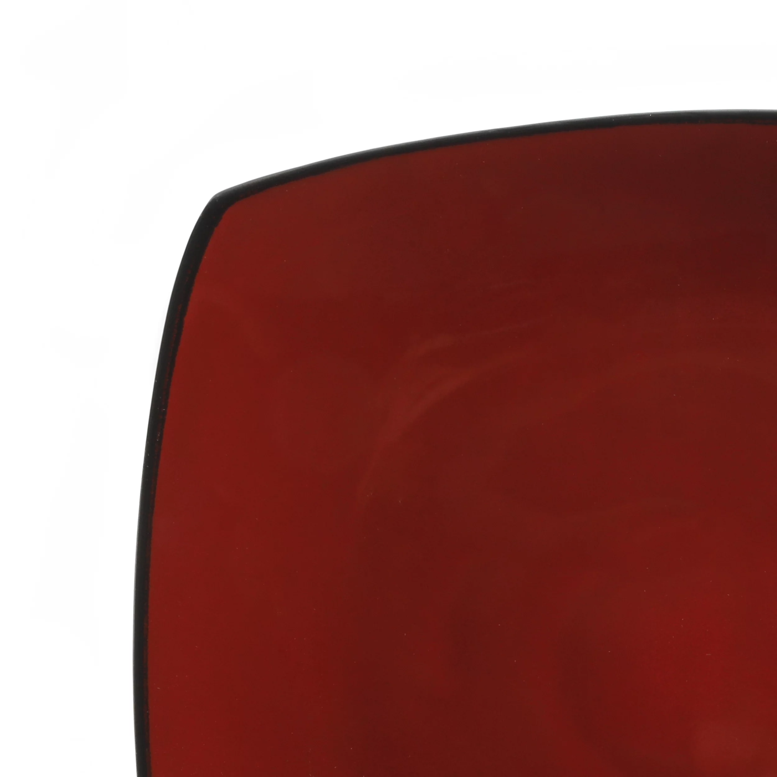 Gibson Soho Lounge Square 16-Piece Dinnerware Set - Red