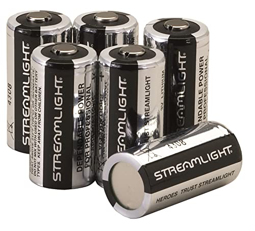 Streamlight 85177 CR123A Lithium Batteries, 12-Pack
