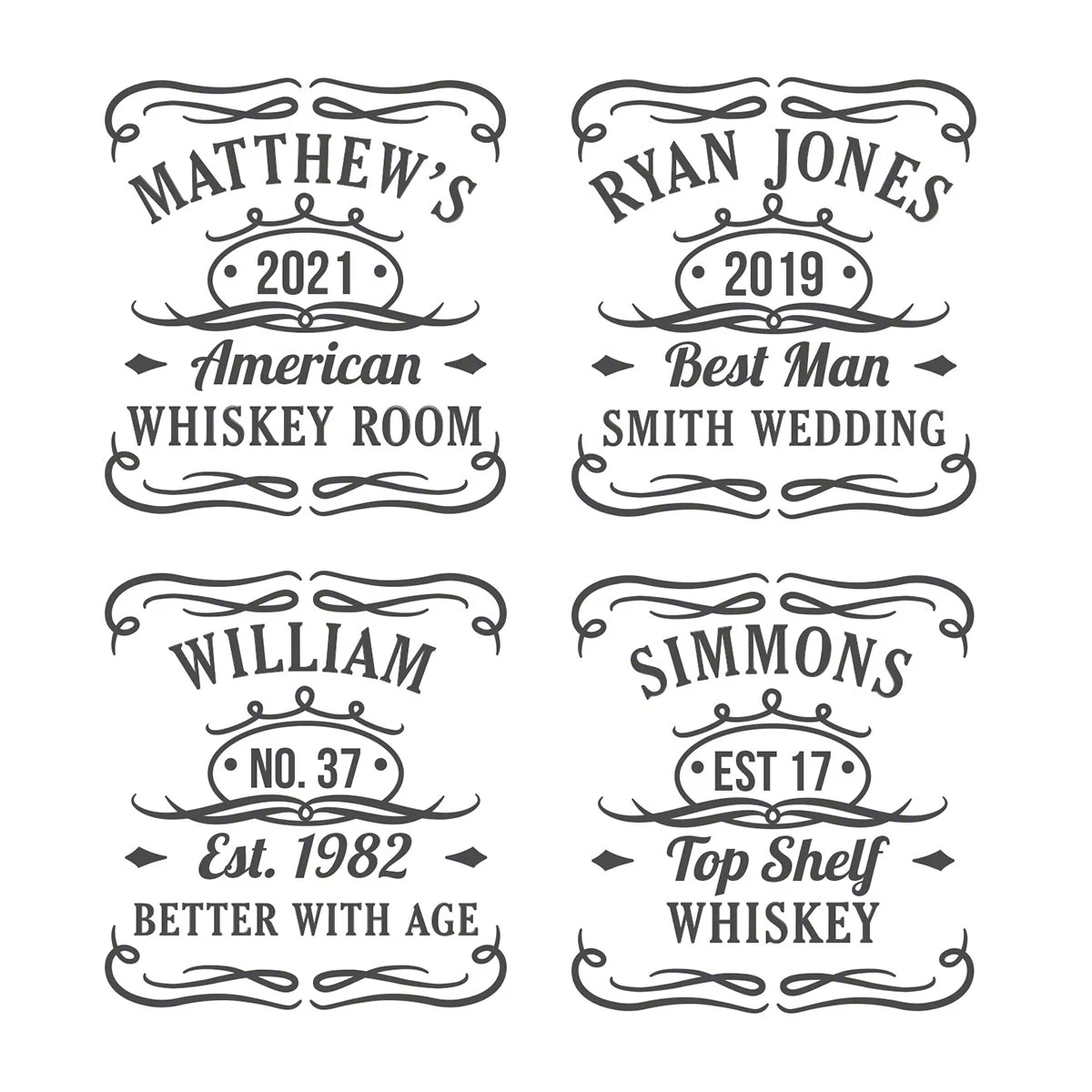 Tennessee Whiskey Custom Bourbon Decanter