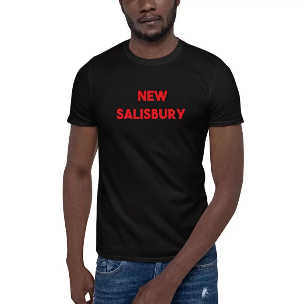 L Red New Salisbury Short Sleeve Cotton T-Shirt By Undefined Gifts