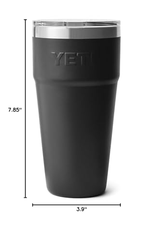 YETI Rambler 30 oz Stackable Tumbler, Stainless Steel, Vacuum Insulated with MagSlider Lid