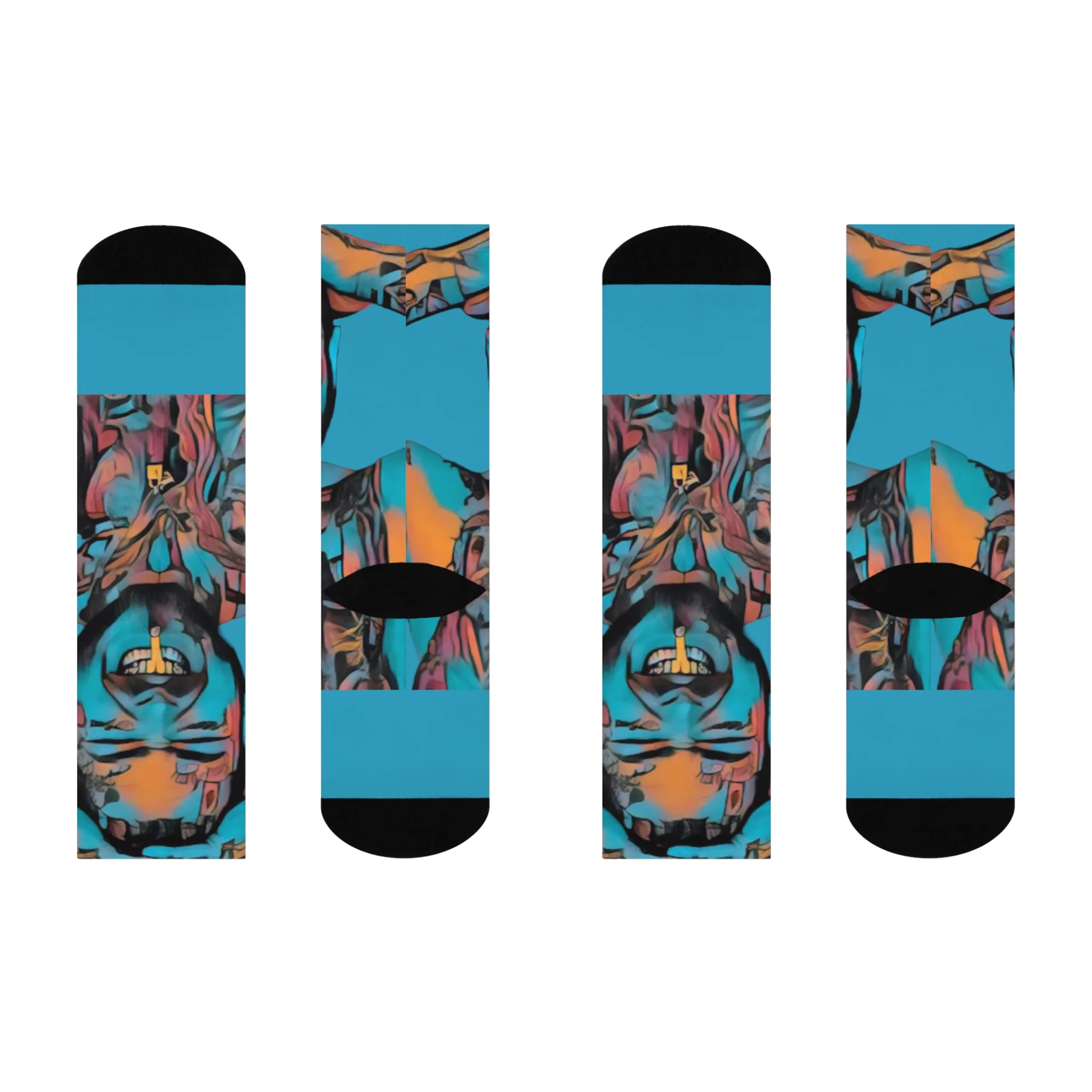 Post Malone Hands Up Cushioned Crew Socks