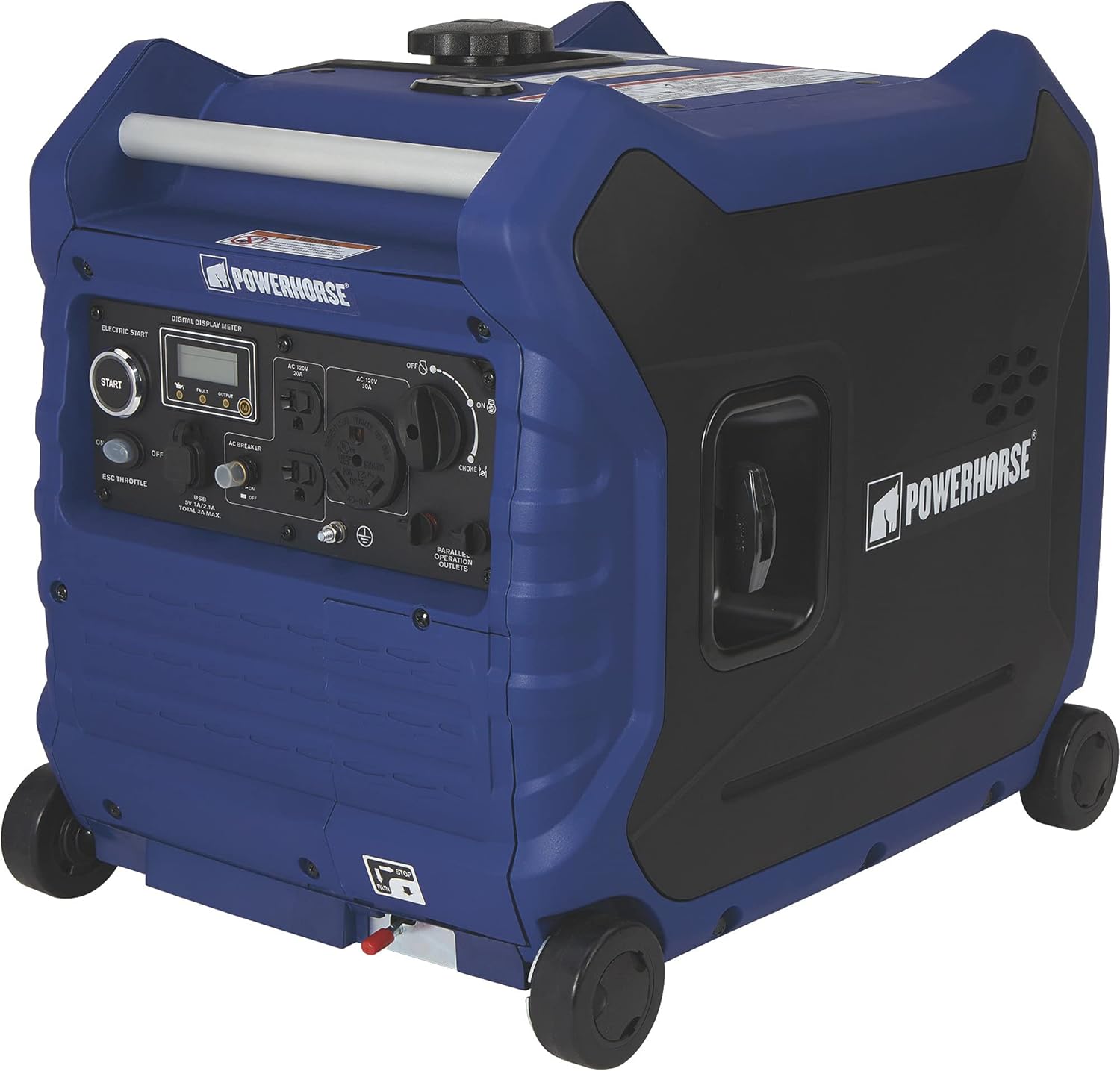 Powerhorse Inverter Generator - 4500 Surge Watts, 3500 Rated Watts, Electric Start, EPA and CARB Compliant, Model# LC4500i Pack of 2