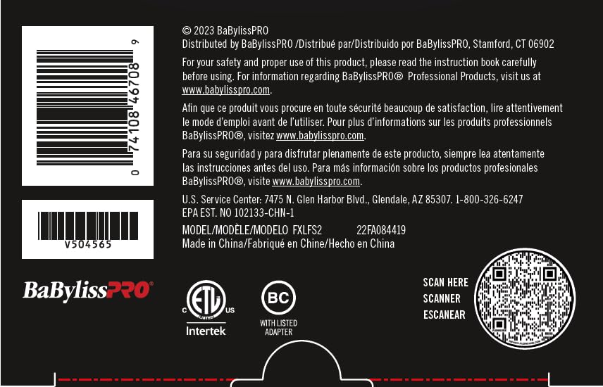 BaBylissPRO UV Metal Foil Double Head Shavers