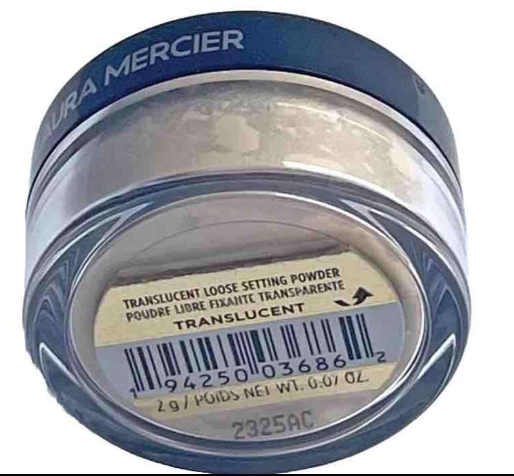 Laura Mercier Loose Setting Powder Mini - Translucent - 2g / .07 oz, 0.07 Ounce (Pack of 1), Beige