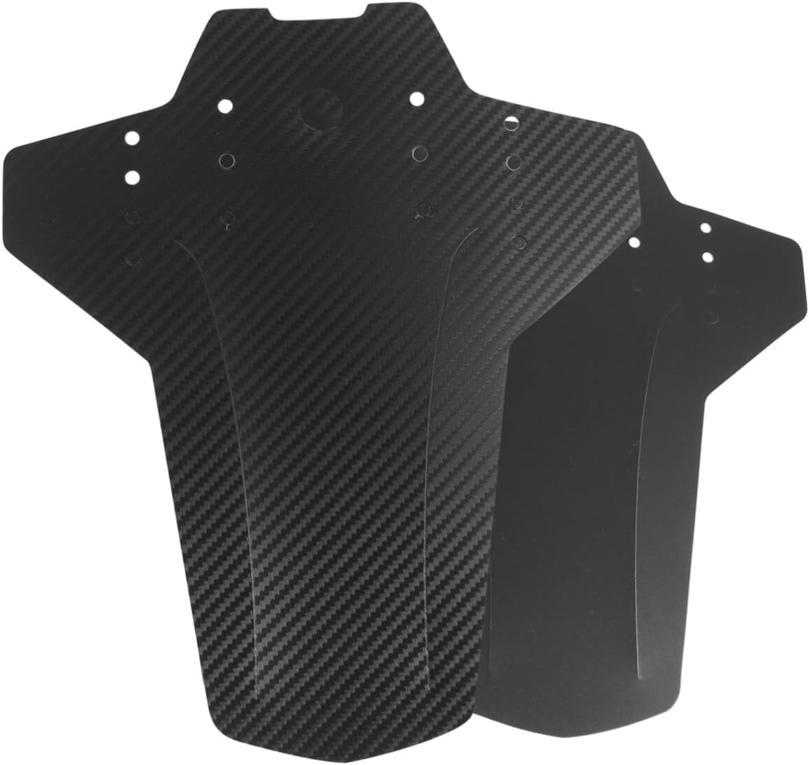 Toyvian 3D Carbon Fiber Universal Mud Flaps Carbon Fiber Accessories Road Bike Se Bike Motorcycle Accessories Bike Wings Mudguard Engineering Plastic Rear -