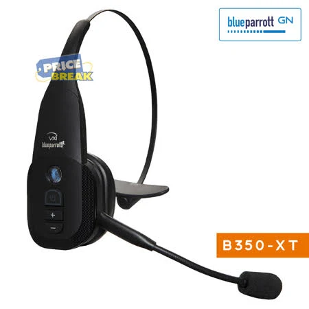 Vxi BlueParrott B350-xt Noise Cancelling Wireless Headset, Bluetooth V5, Mono