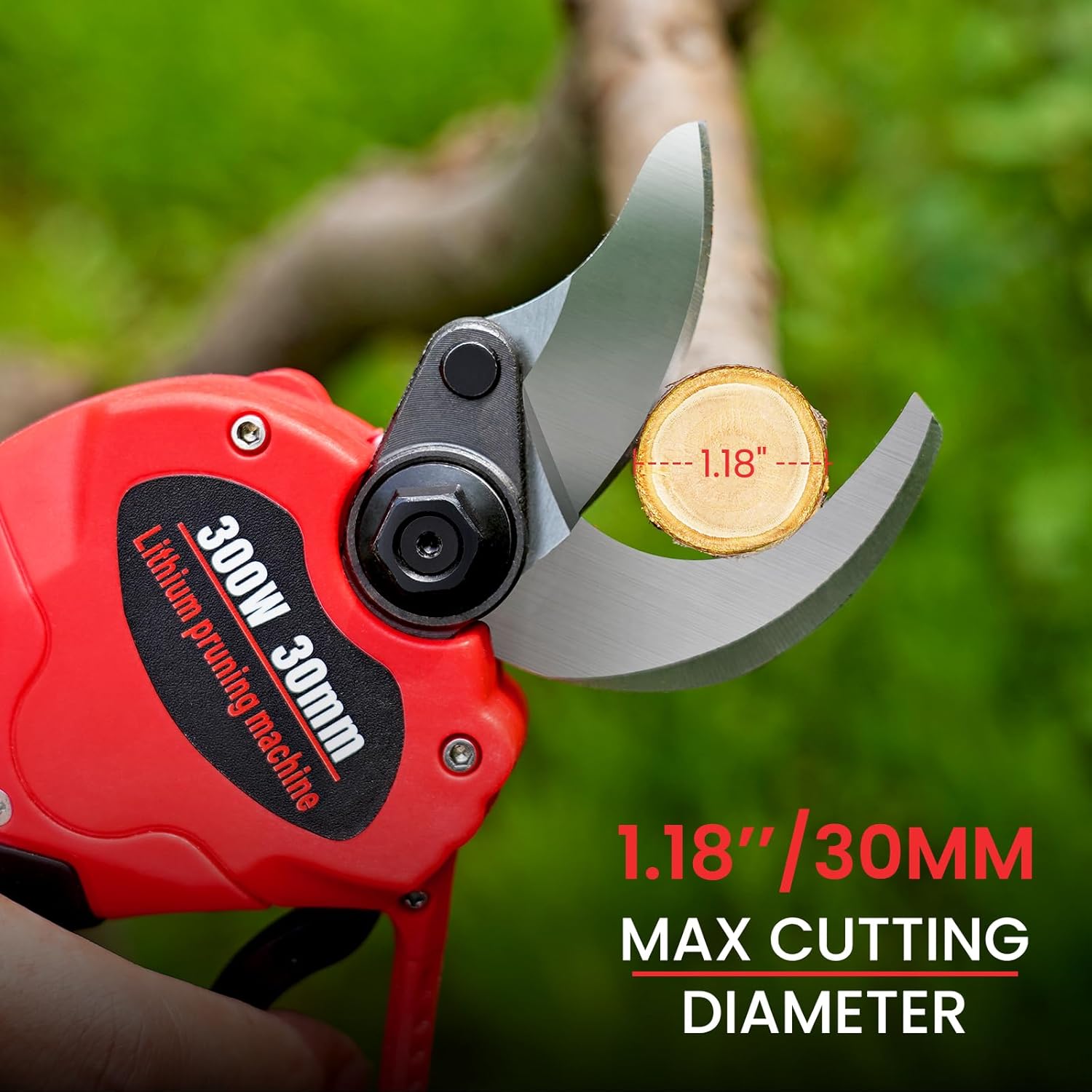 Electric Pruning Shears, Cordless Power Pruner 1.18