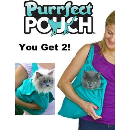 Purrfect Pouch The Original AS Seen ON TV. Comfy Soothing Cat Carrier - Pet Supplies online store