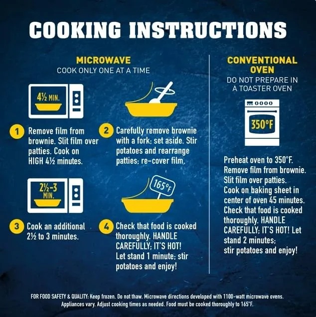 Hungry Man Smokin' Backyard BBQ Frozen Dinner, 15.25 oz - Pack of 8