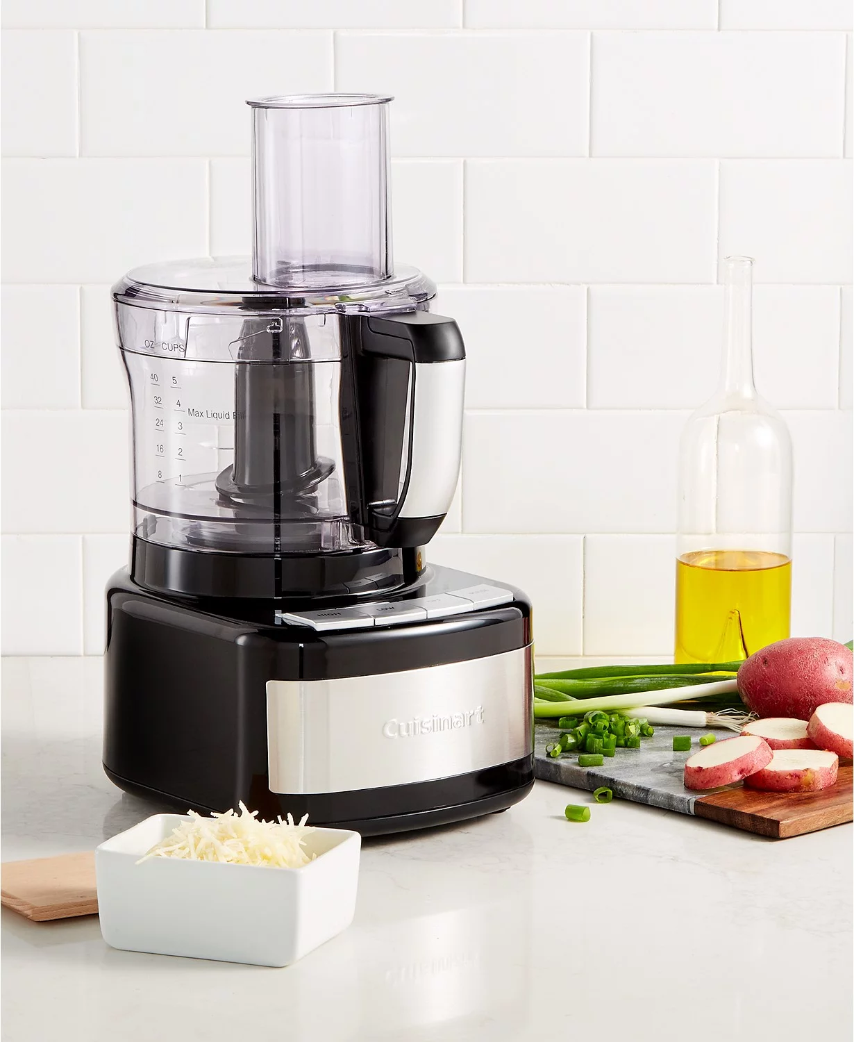 CUISINART CFP-8BK BLACK/SILVER Food Processor 8-Cup