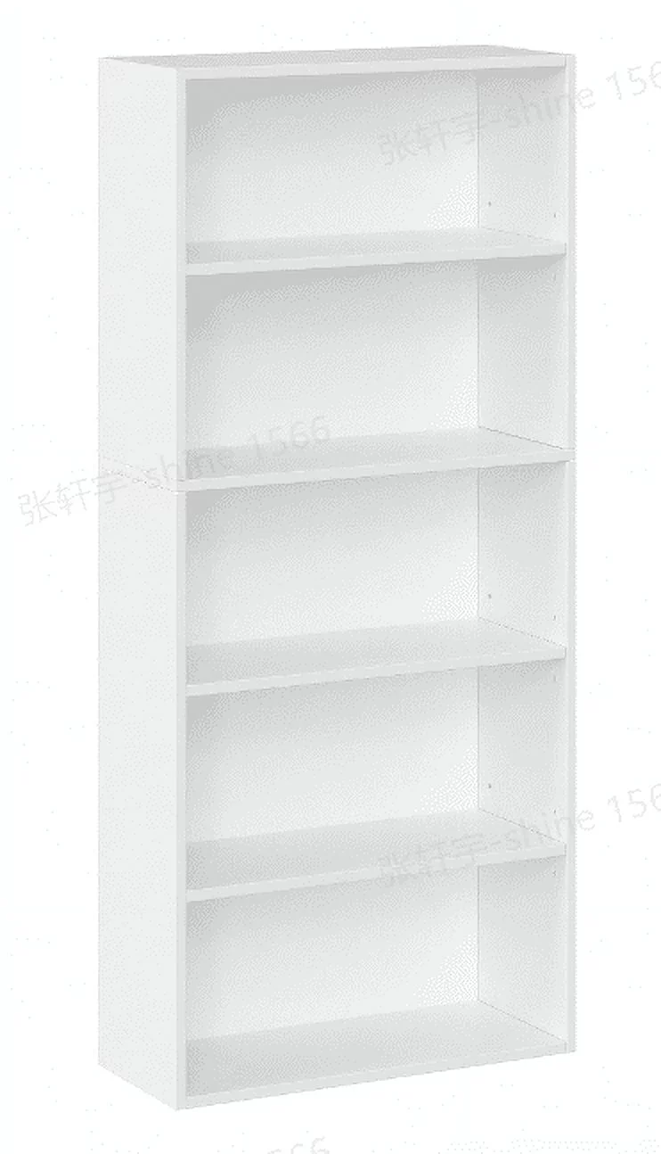VASAGLE Bookshelf 5-Tier Open Bookcase with Adjustable Storage Shelves Floor Standing Unit White
