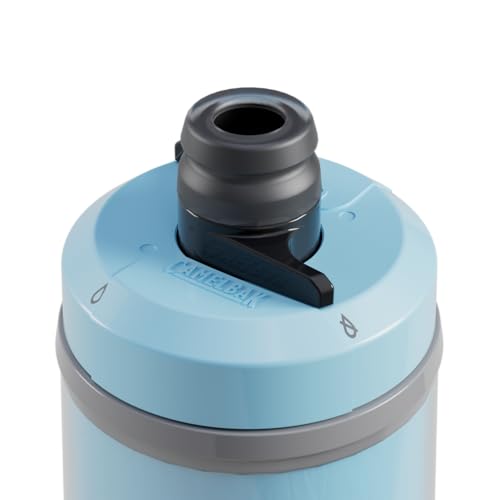 CamelBak Podium Chill Bike Insulated Squeeze Water Bottle Navy Stripe, 24oz