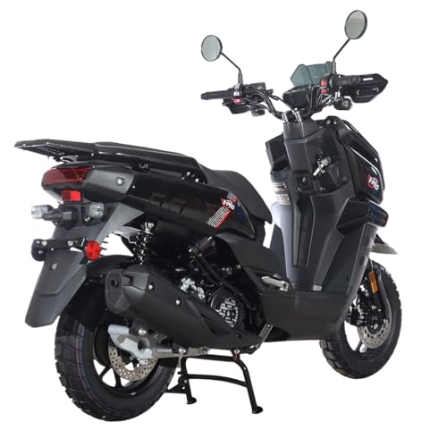 X-PRO Gas Adult Moped Tank 200 Gas Moped Street Bike,12