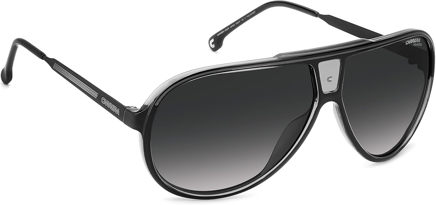 Carrera Polarized Grey Shaded Pilot Men's Sunglasses 1050/S 008A/WJ 63