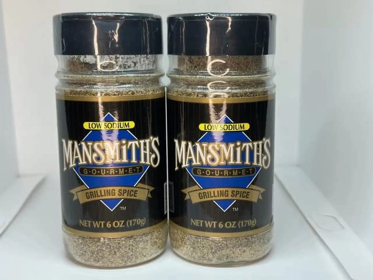 Mansmith's Low Sodium Grilling Spice, 6 oz, twin pack