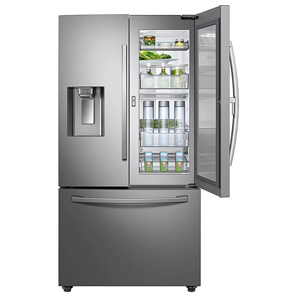 Samsung RF23R6301SR 22.5 Cu. Ft. French Door Counter-Depth Stainless Steel Refrigerator w/ Food Showcase
