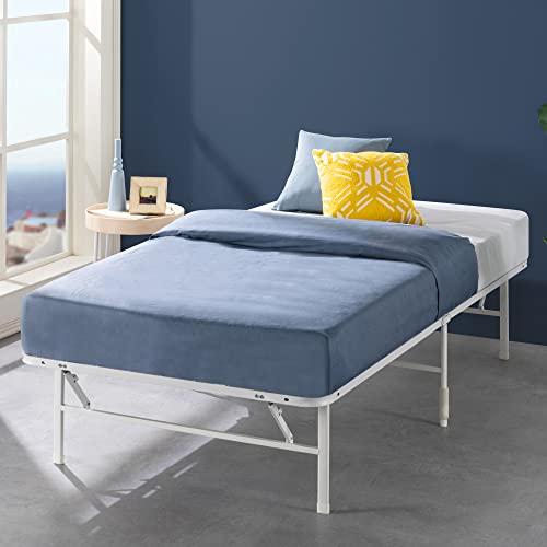 ZINUS Rumi 14in Full Metal Bed Frame, Quick Assembly SmartBase® Mattress Foundation, Heavy Duty Sturdy Steel with No Box Spring Needed, Eco-Friendly Packaging, Black