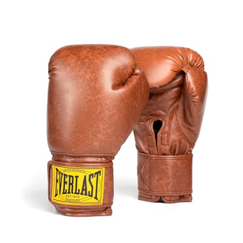 Everlast 1910 Boxing Gloves | Advanced Gloves for Men and Women | Hook and Loop with Triple-Layer Foam & Wrist Support for Injury Prevention | Heavy Bag & Speedbag Training