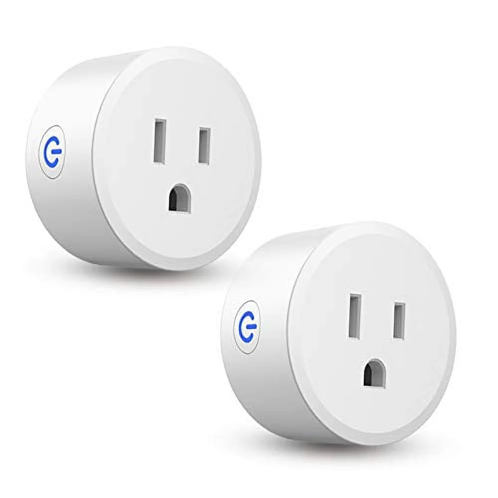 CMARS Smart Plug, ZigBee Switch Mini Smart Outlet Works with ST, Alexa, Echo (4th gen) Echo Plus (2nd) Google Home, Works as a Range Extender, Hub Required ?2 Pack?