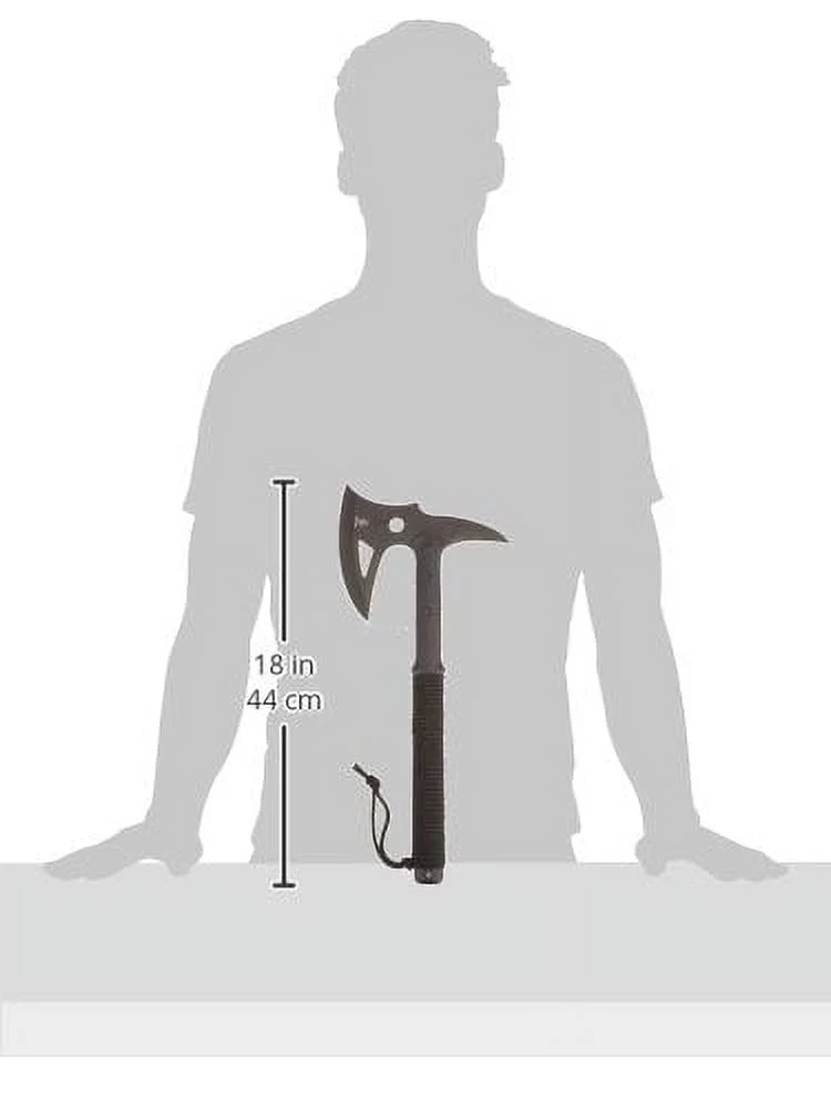 Wartech XBK01 Buckshot Tactical Axe with Cord Wrapped Handle, 8