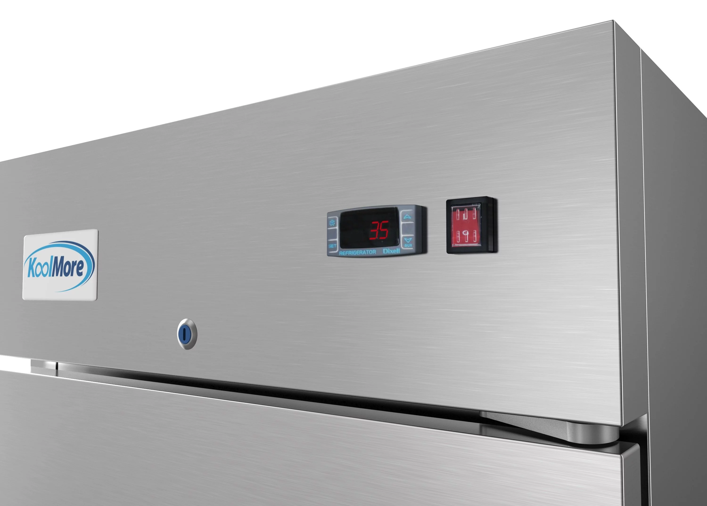 KoolMore 29 in. One-Door Reach-In Commercial Refrigerator – 15.5 Cu. ft.