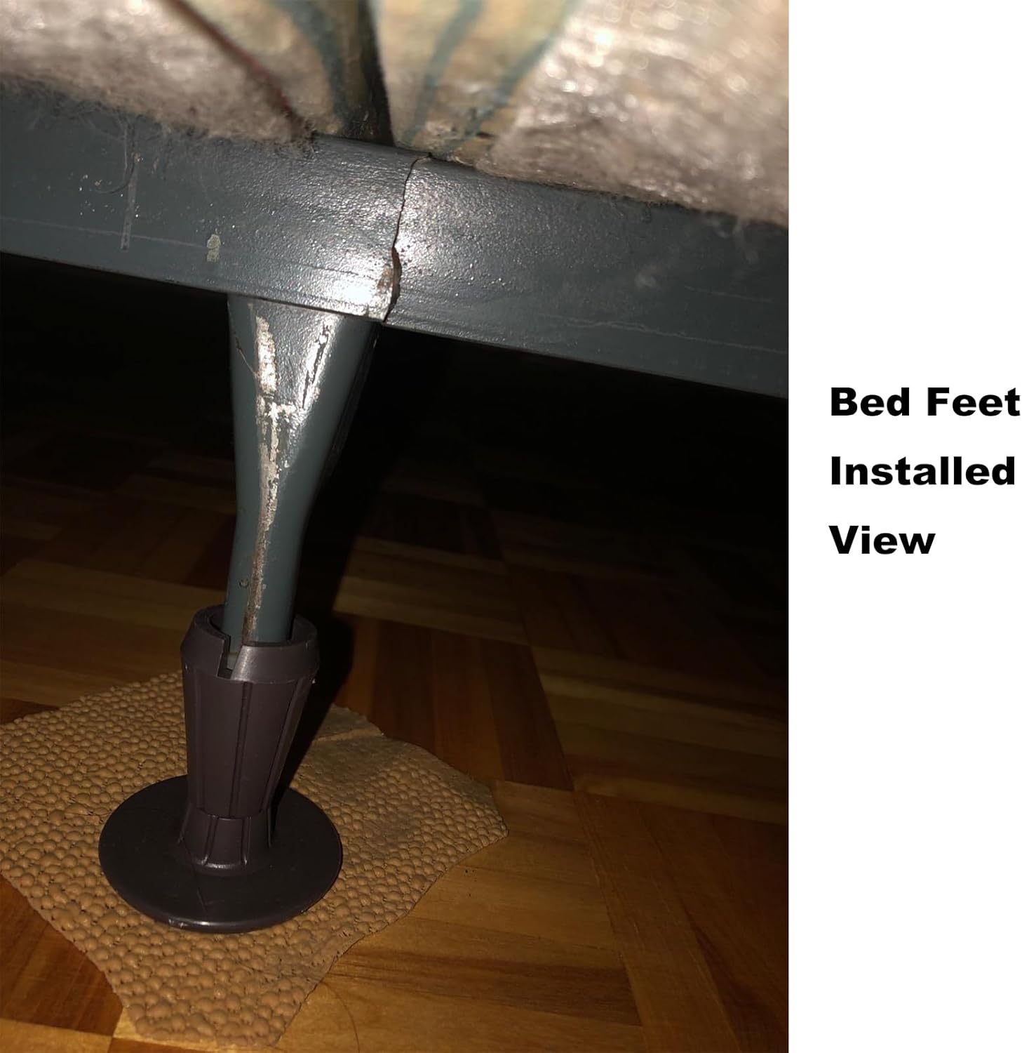 Heavy Duty Bed Frame Feet. Replace Wheels on Bed Frame with These Sturdy Bed Frame Feet Replacement. Set of 4 Bed Frame Glide Legs