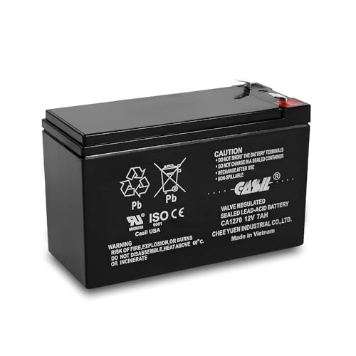 Casil 12V 7AH CA1270 Sealed Lead Acid Alarm Battery for UPS and Alarm Systems