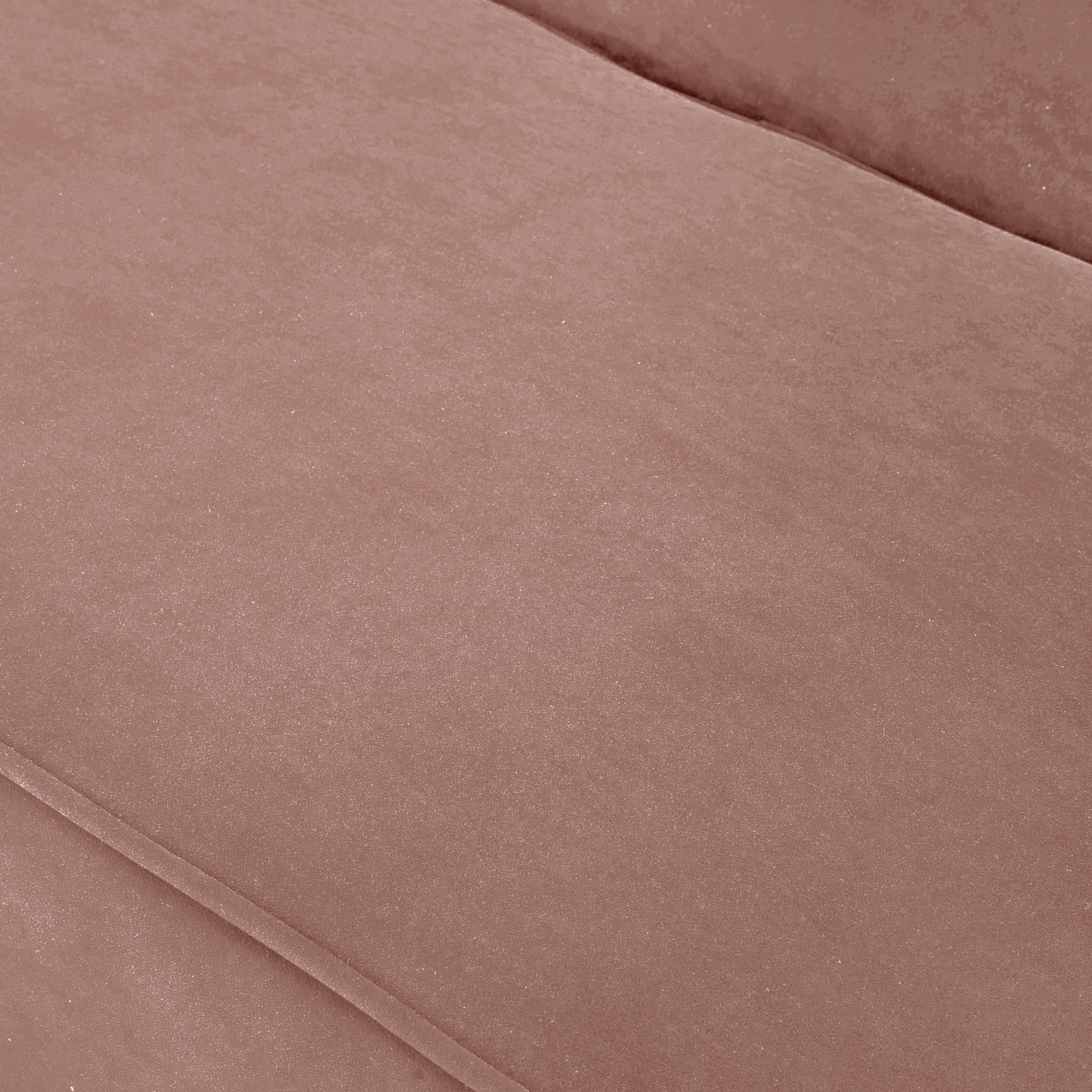 Inspired Home Rayna Blush Velvet Bench - Upholstered | Swoop Arm