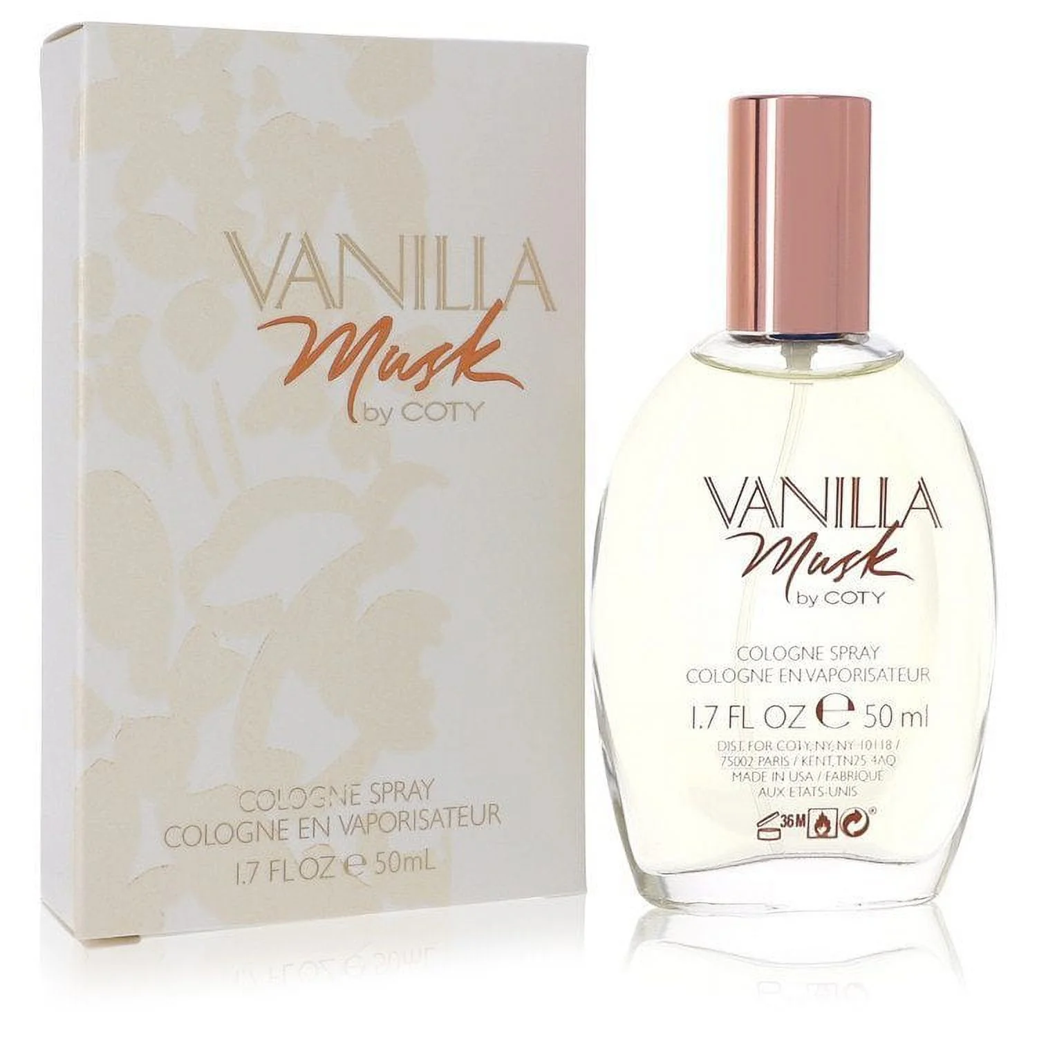 Vanilla Musk Cologne Spray by Coty - Timeless Blend of Notes