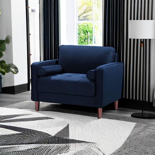 Lifestyle Solutions Lexington Armchair, Navy Blue