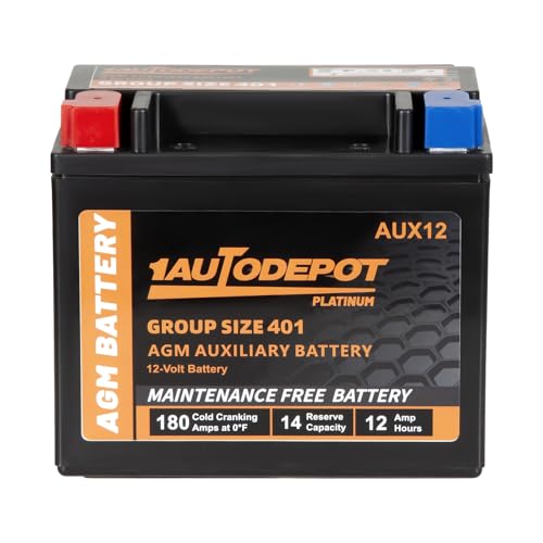 BCI Group 24F Car Battery, 12V 70Ah Automotive Battery Premium Maintenance Free AGM Batteries, 710CCA, 120RC, 36 Months Warranty