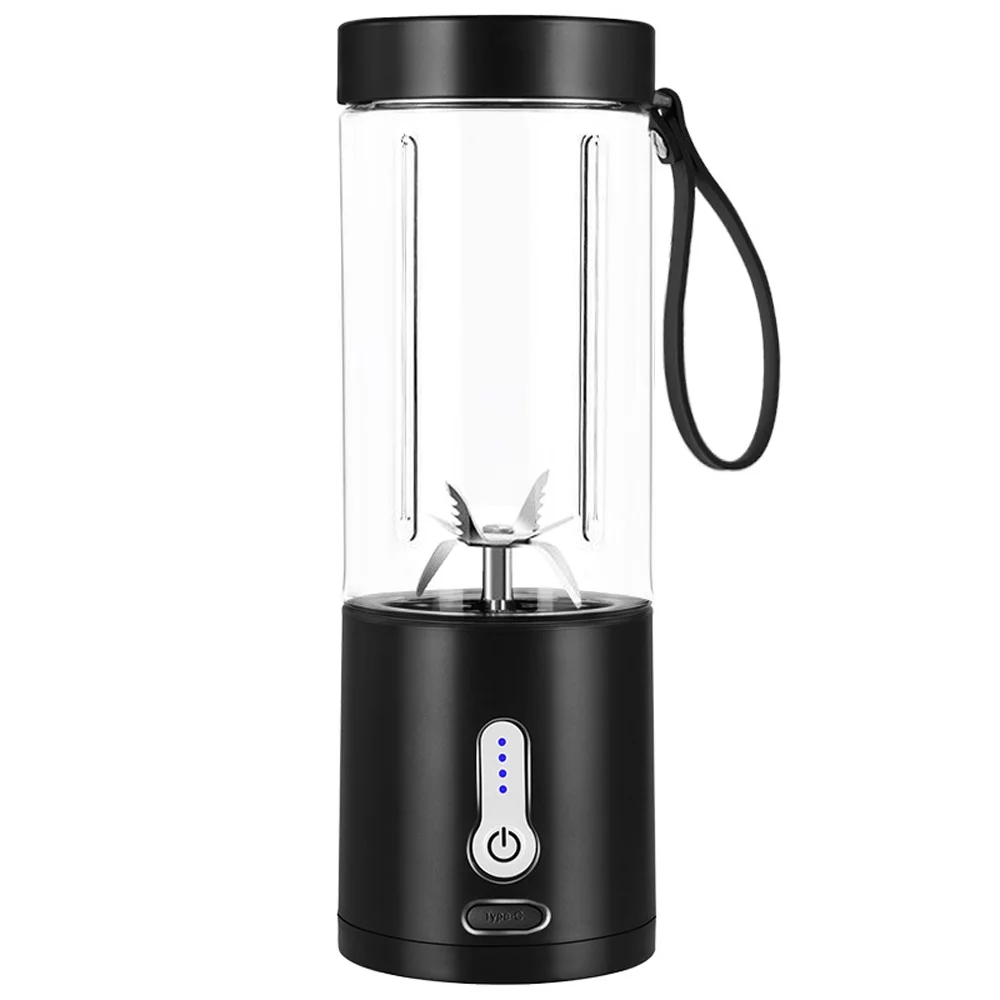 Htovila Portable Blender Cup USB Electric Fruit Juicer Rechargeable Juice Mixer 530ml with 6 for Sports Travel Camping