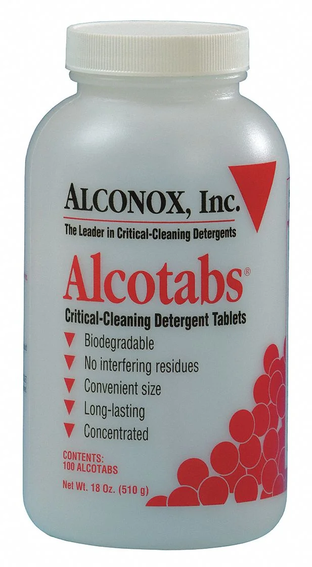 Alconox Detergent,100 ct,6.5 pH Max  1500-1