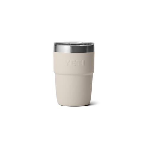 YETI Rambler 8 oz Stackable Cup, Stainless Steel, Vacuum Insulated Espresso Cup with MagSlider Lid