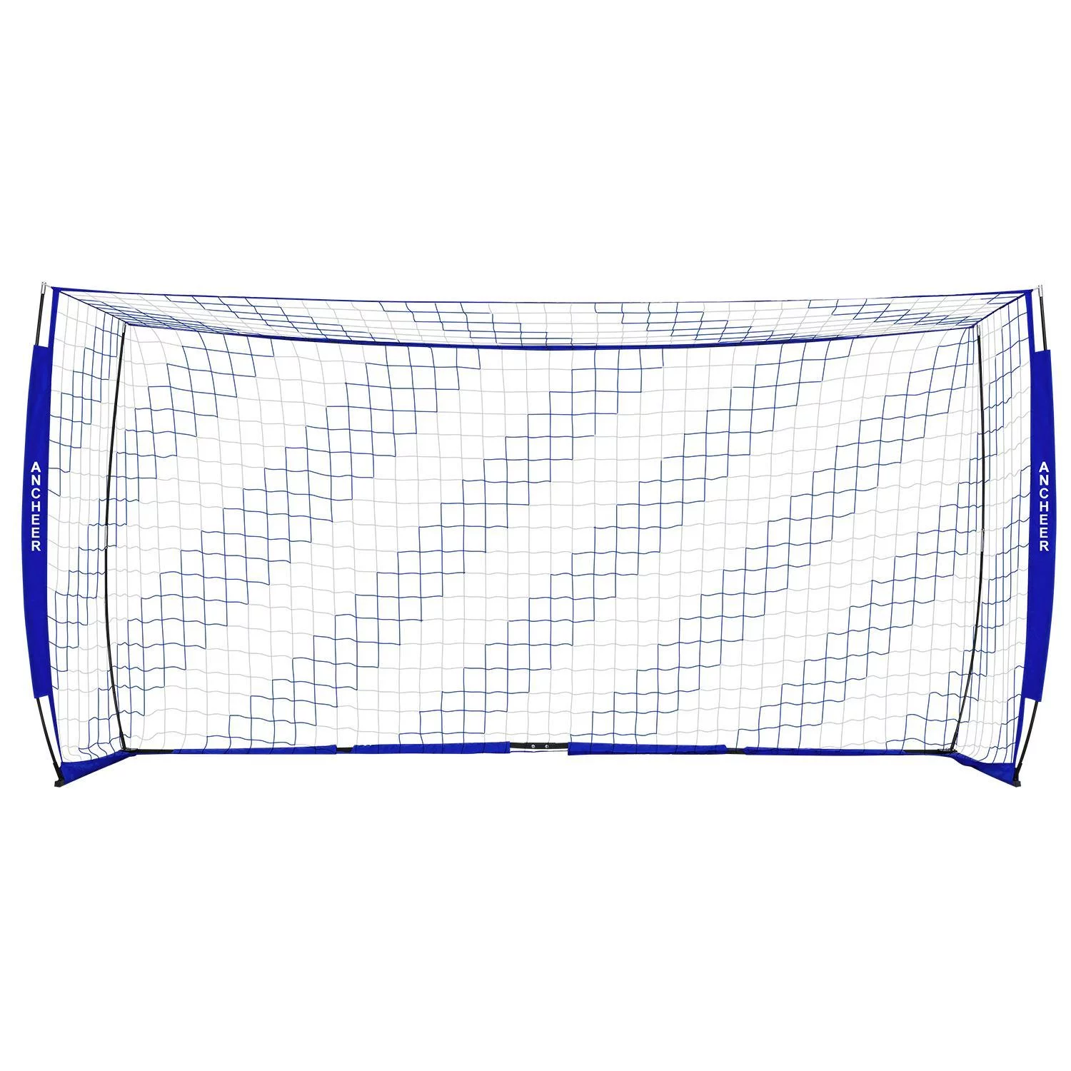 Soccer Goal, Qhomic 12 ft x 6 ft Big Size Portable Soccer Net for Backyard Training for Kids & Adults, Blue