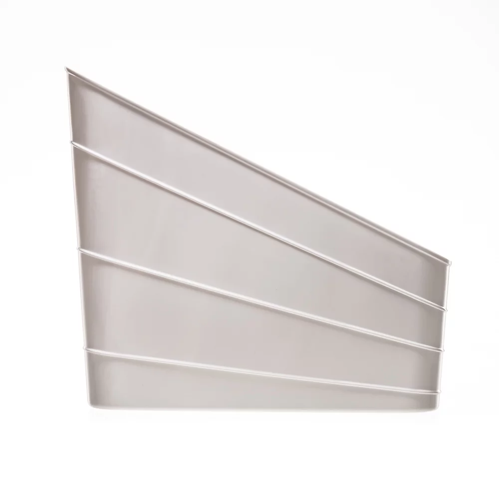 Mainstays Flexible Plastic Closet Bin, White, 4 pack