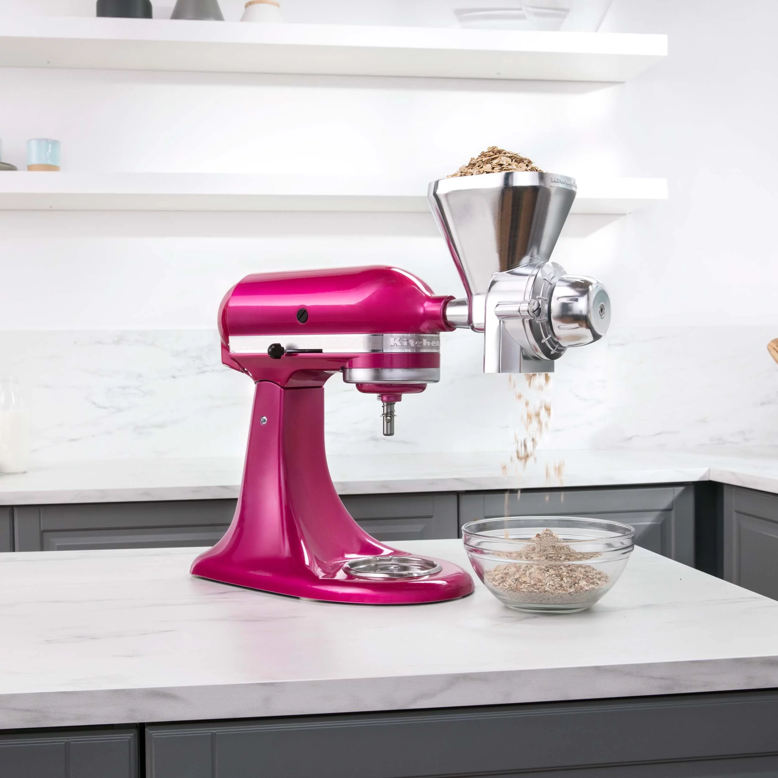 KitchenAid Grain Mill Attachment, Metal, KGM