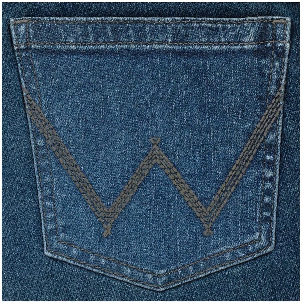 Wrangler Women's The Ultimate Riding Willow Mid Rise Bootcut Jean - Jennifer Blue