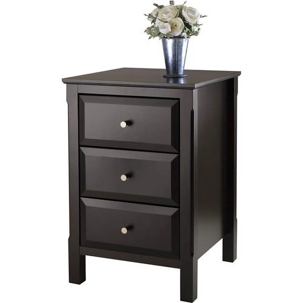 Winsome Timmy Nightstand Accent Table, Black