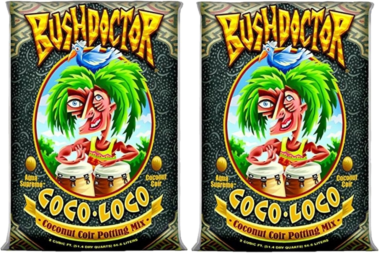 FoxFarm BushDoctor Coco Loco Potting Mix, 2cu ft (Pack of 2)