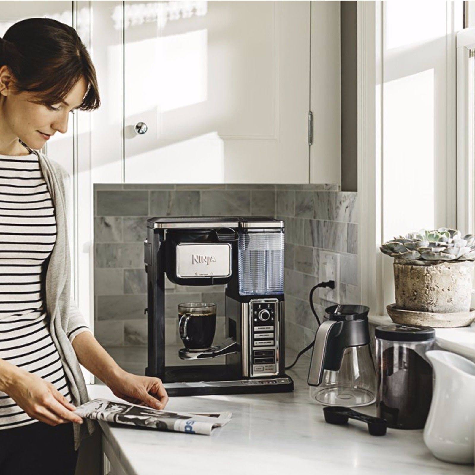 Ninja Coffee Bar Brewer with Glass Carafe - 10-Cup - Black/Stainless