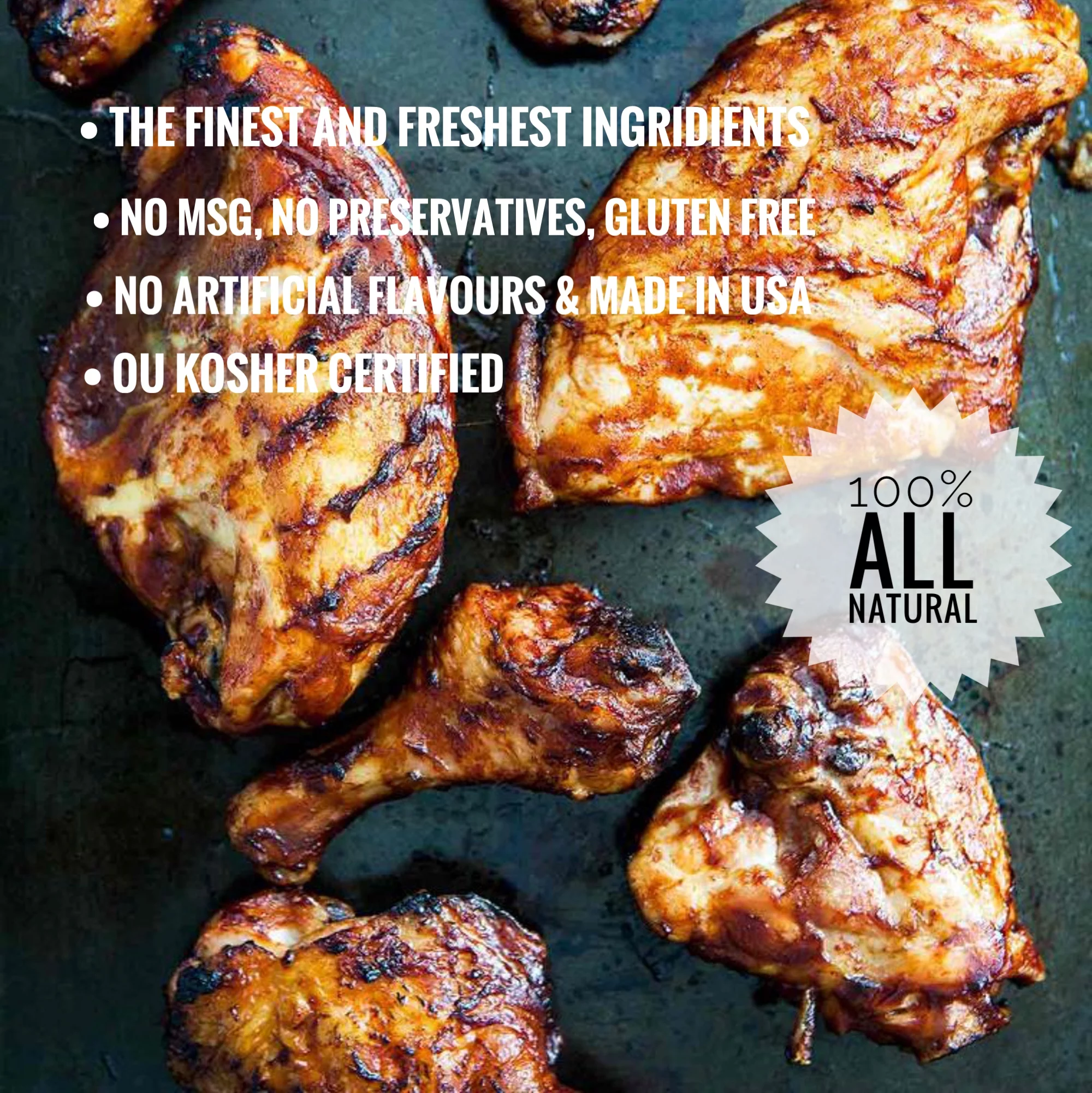 Oh Mama! BBQ Rub Savory Blend the Killer Rub great on Hogs Chicken Pork Chops Steaks Ribs Brisket Butt - Best Barbecue Butt Rub - Meat Seasoning and Spice Dry Rub - Shaker Bottle (4 Pack)